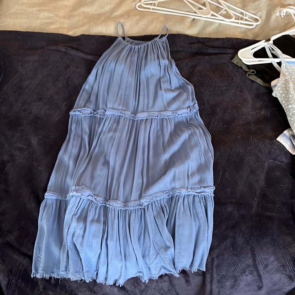 Blue sun dress